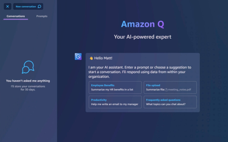 Amazon Q, un Chatbot de IA