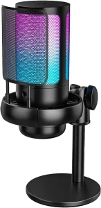 Anykuu Micrófono Condensador USB