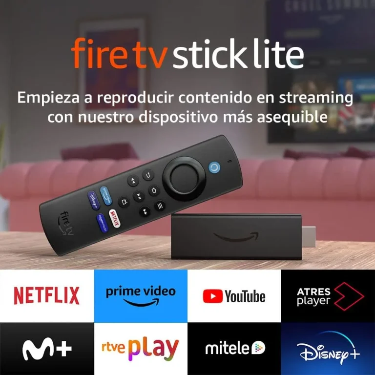 Amazon Fire TV Stick Lite con mando por voz Alexa - dispositivos para streaming