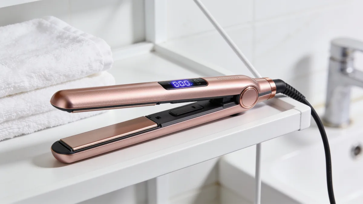 Plancha de pelo Cecotec Bamba con revestimiento ceramico turmalina y tecnologia ionica