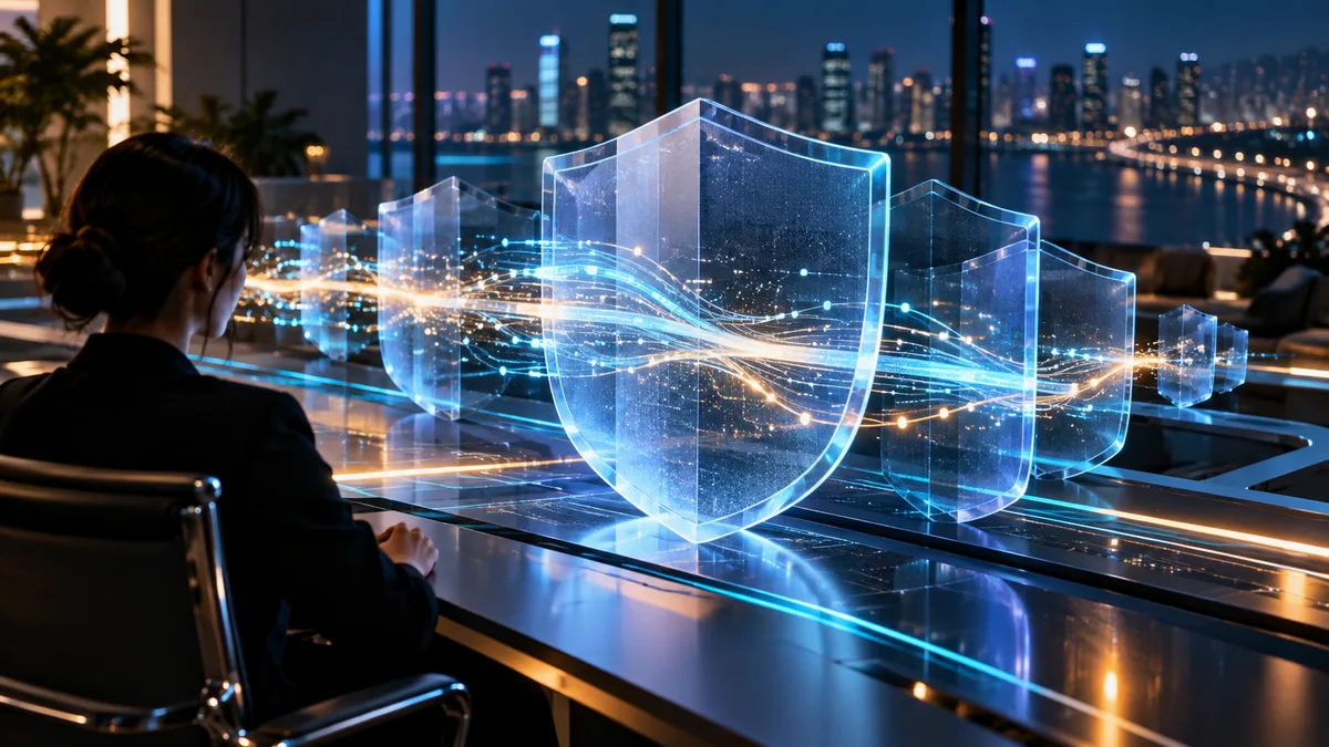 Controles de seguridad abstractos que protegen un flujo de datos de agentes de IA