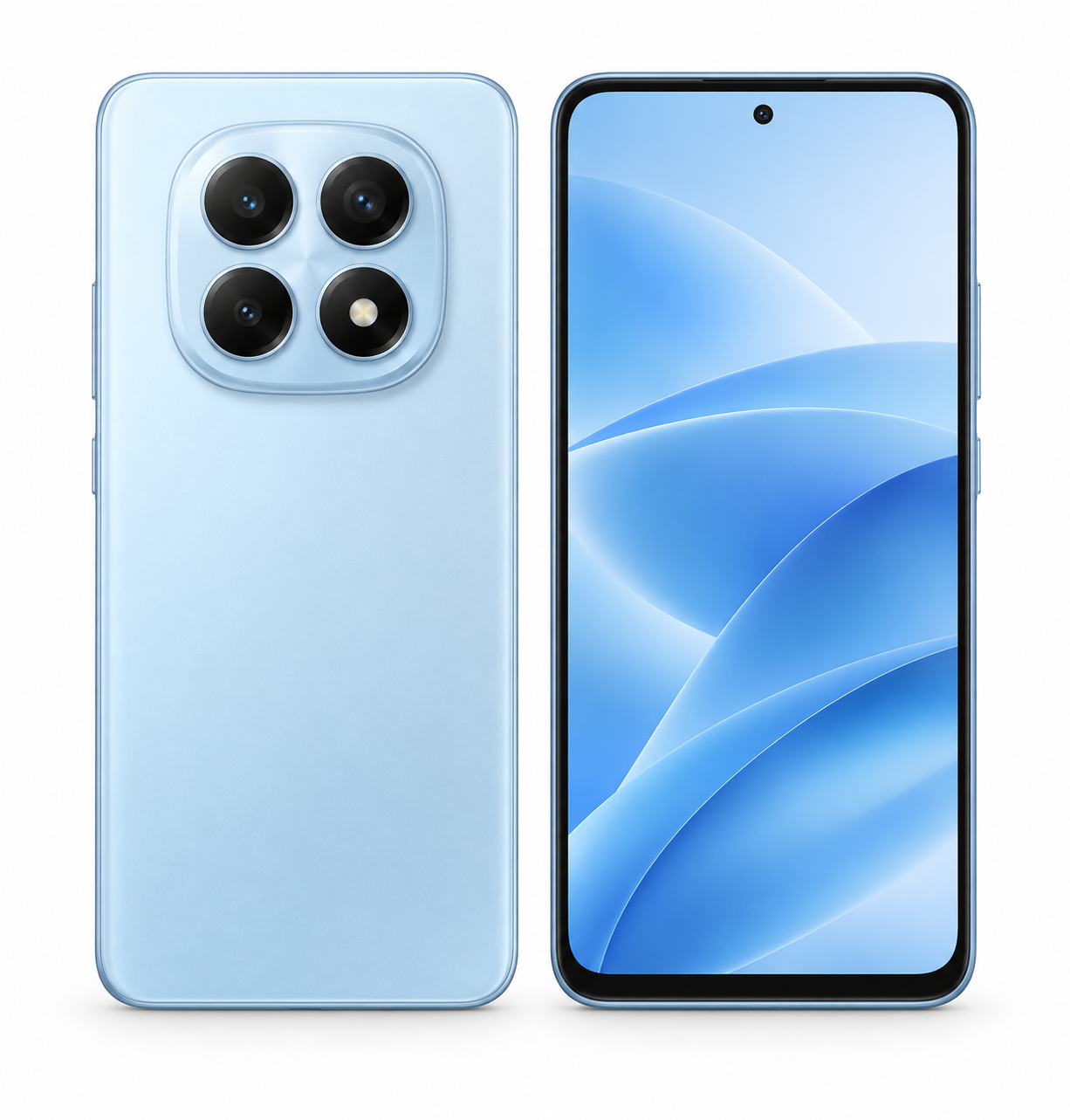 Xiaomi Redmi Note 15 8+256 GB Azul glaciar smartphone recreación IA
