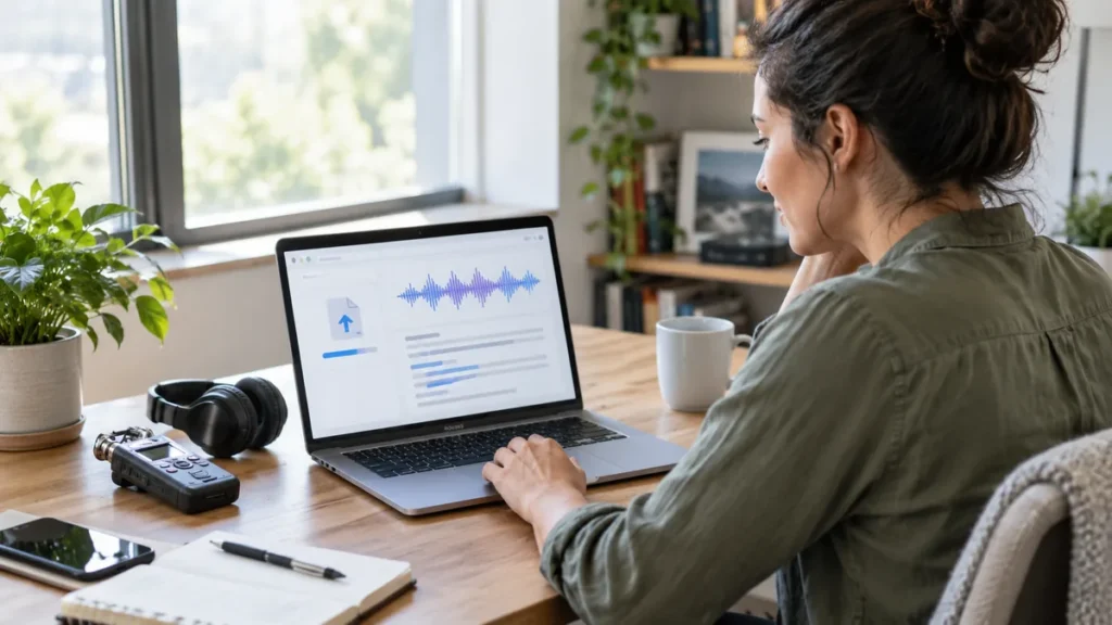 Subir audio a ChatGPT para transcribir una grabación