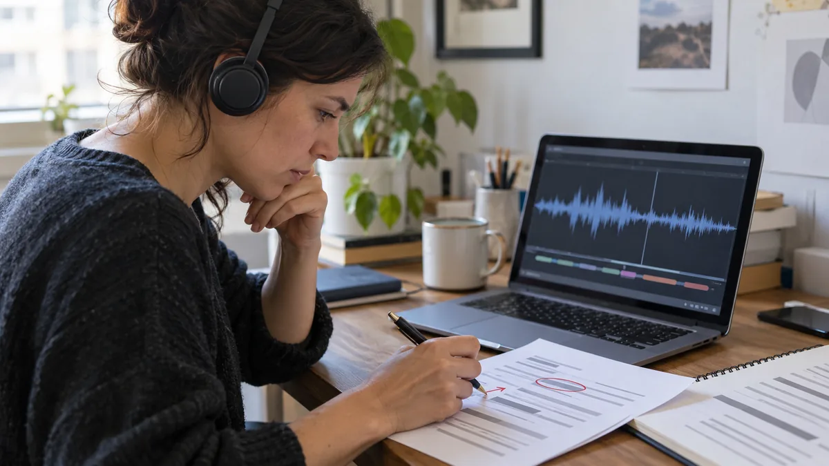 Subir audio a ChatGPT y revisar una transcripción generada