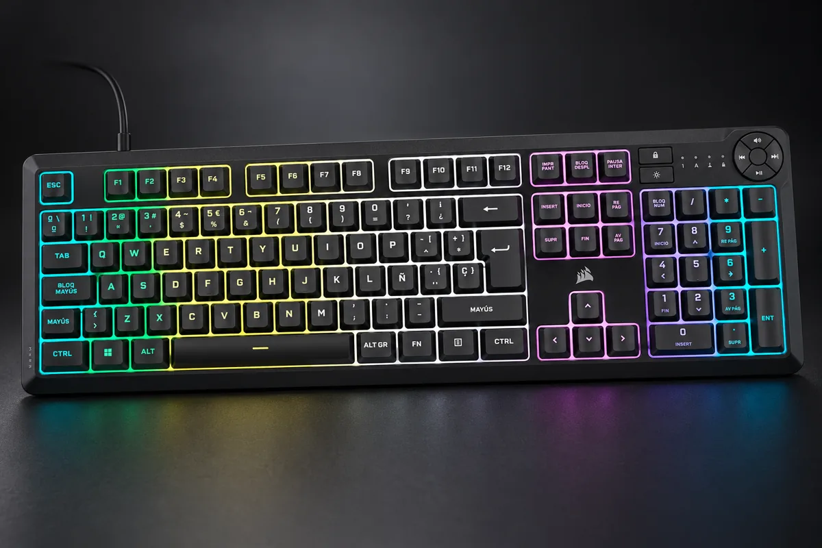 Corsair K55 Core RGB teclado gaming