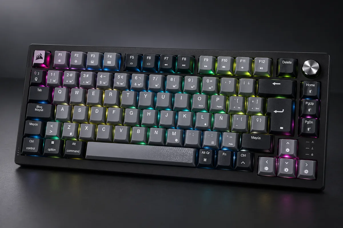 Corsair K65 PLUS WIRELESS 75% RGB teclado gaming