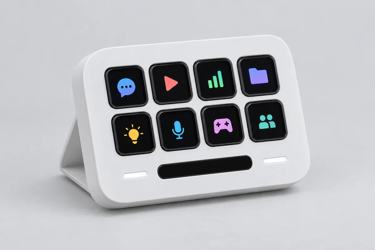 Elgato Stream Deck Neo blanco controlador de escritorio