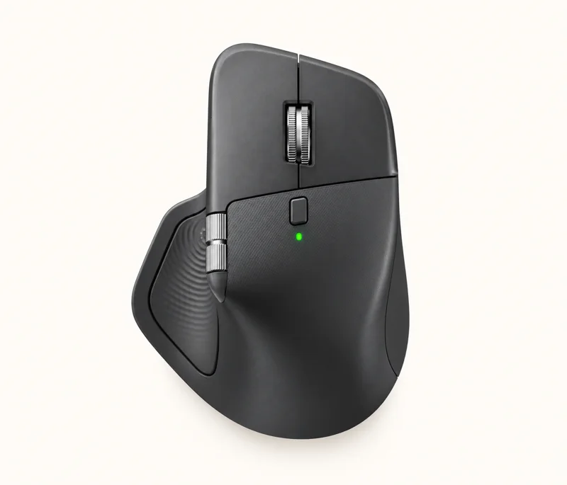 Logitech MX Master 4 grafito con rueda principal y lateral