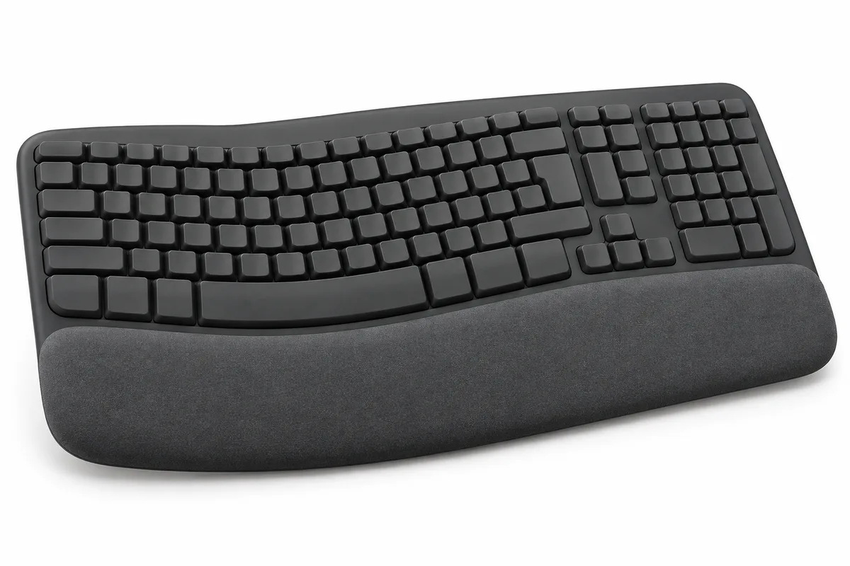 Logitech Wave Keys teclado ergonómico