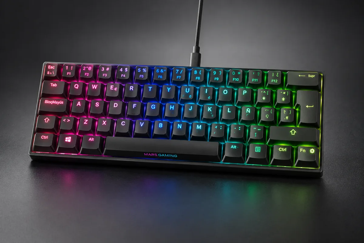 Mars Gaming MKMINIBES teclado gaming