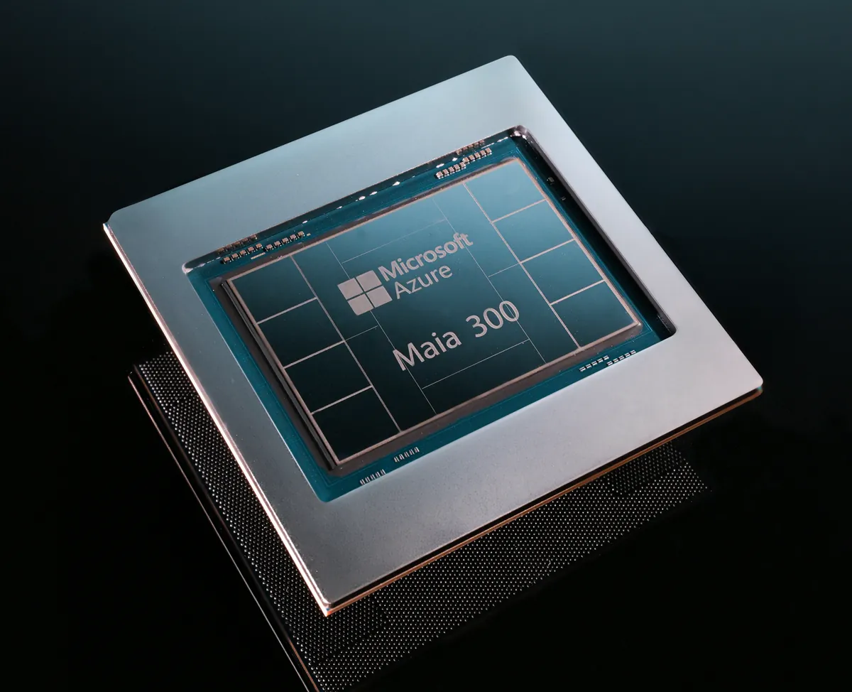 Microsoft Maia 300 chip de IA oficial