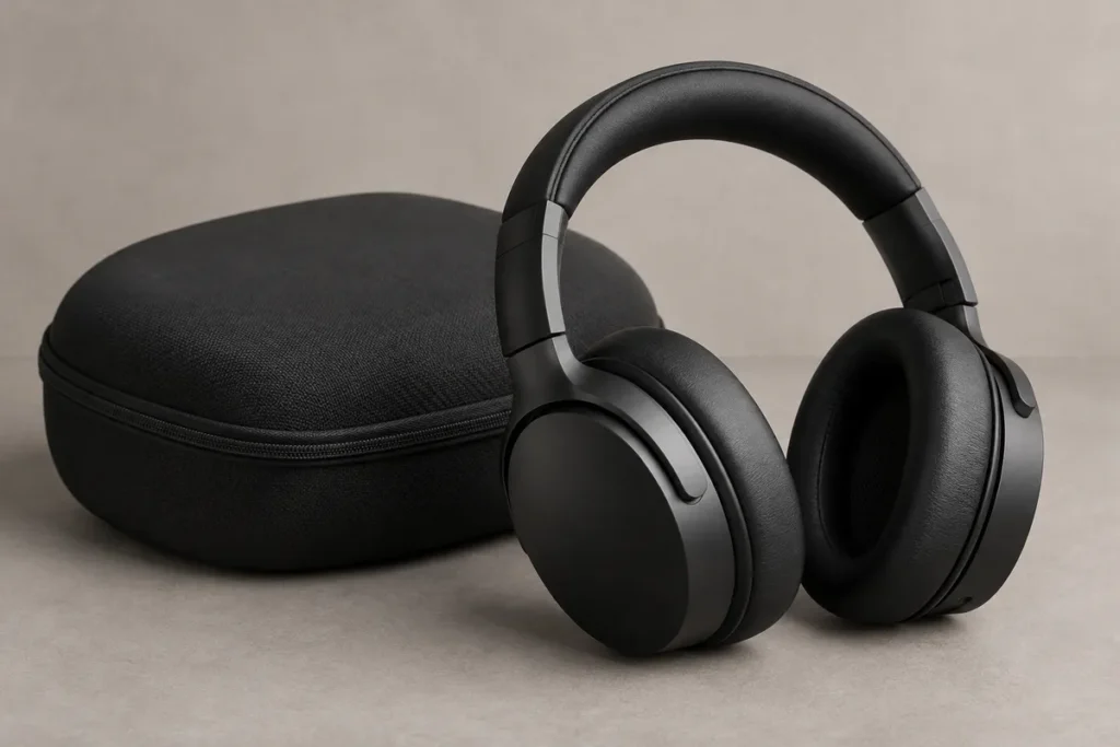 Ilustración genérica de auriculares de diadema; no representa el Sony WH-1000XM6 exacto
