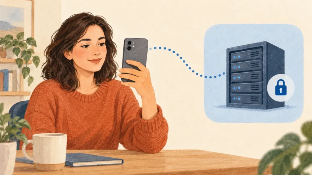 Inicio Vídeo selfie de Google con verificación y almacenamiento en servidores